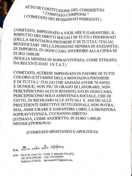 OFFERTA ADESIONE AL COMITATO COMPENSI