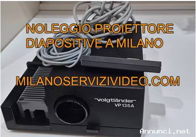 Proiettore Diapositive Milano Noleggio Riversamento Videocassette Super 8 VHS,minidv,hi8,video 8,hdv