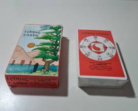 Vintage I Ching Cards AGMüller anni 1970 Divinazione Set senza monete, mazzo ancora cellofanato. Ven