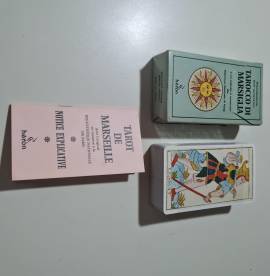 Tarocchi di Marsiglia  Heron  Boechat Freres made France anni 1980 con istruzioni mai usato  in stat