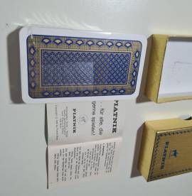 Carte Luxus Tarock Piatnik n° 1903   vintage anno 1973 ancora cellofanate. Vendo € 68. Gradito conta