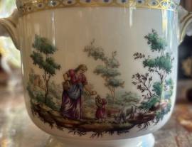 Vaso Cachepot Ginori linea Pittoria anni 50