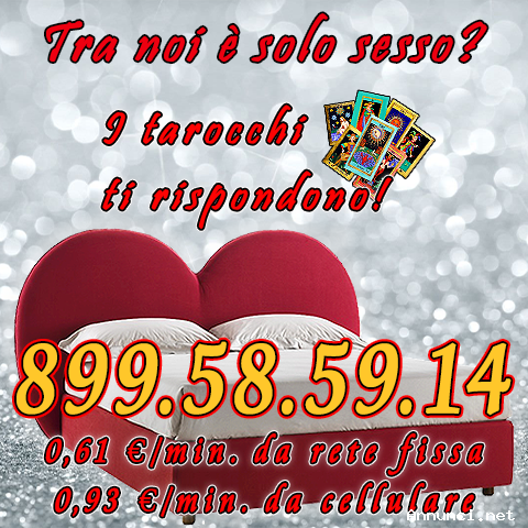 Chiamaci per capire se tra voi c’è solo sesso