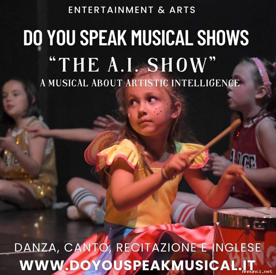 CORSO DI MUSICAL in INGLESE per BAMBINI