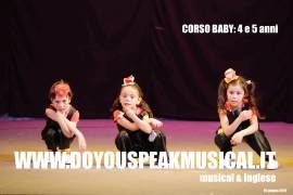 CORSO DI MUSICAL e INGLESE per bambini della scuola materna (4 e 5 anni) a MILANO 