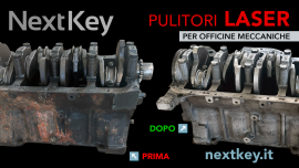 pulizia laser motori