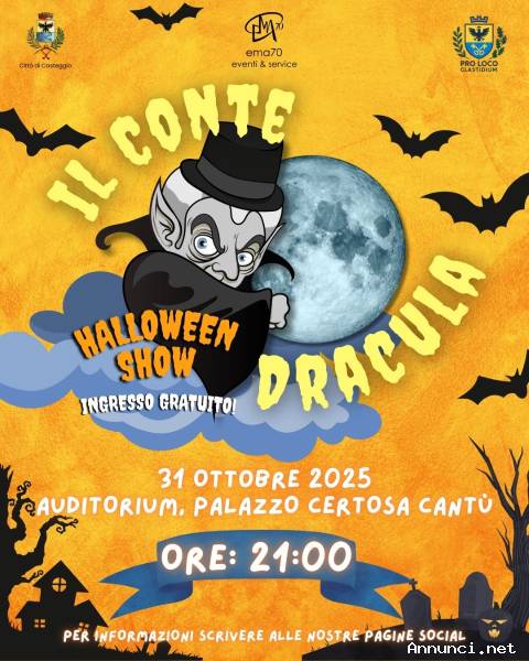 IL CONTE DRACULA HALLOWEEN SHOW