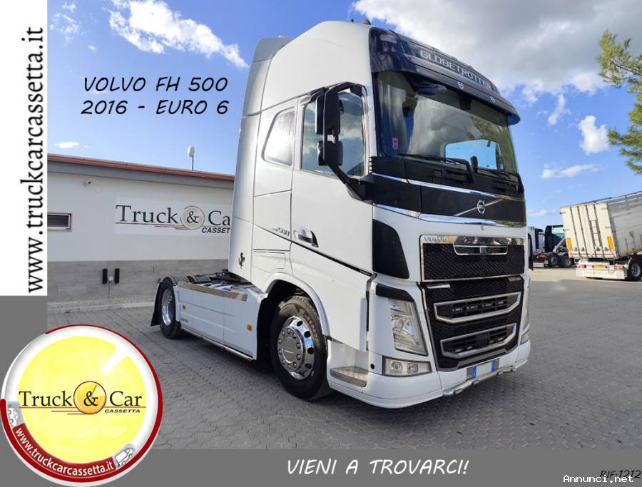 RIF.1212 VOLVO FH 500 – 2016 – TRATTORE STRADALE – EURO 6 + RIF.1214 SEMIRIMORCHIO KOGEL – 2002 – CA