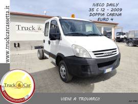 RIF.1194 IVECO DAILY 35 C 12 – 2007 – DOPPIA CABINA – TELAIO – EURO 4