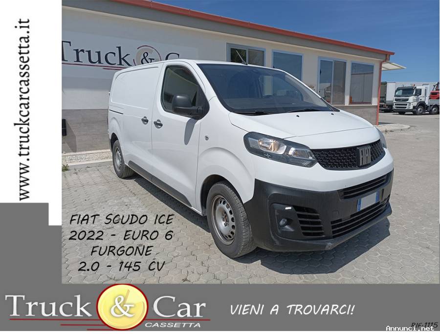 RIF.1115 FIAT SCUDO ICE LOUNGE – 2022 – FURGONE – 2.0 145 CV – EURO 6