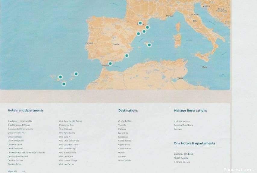 VENDO MULTIPROPRIETA' IN SPAGNA