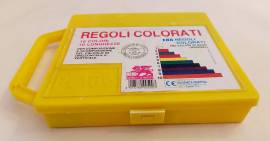 Valigetta di regoli colorati per la scuola primaria, marca Italveneta Didattica Adria