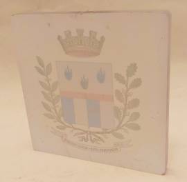 Targhetta in plexiglas da collezione Polizia Penitenziera Italiana Despondere•Spem•Munus•Nostrum