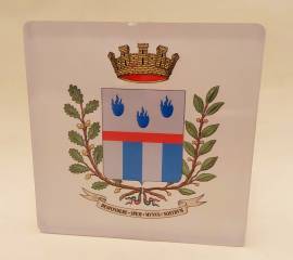 Targhetta in plexiglas da collezione Polizia Penitenziera Italiana Despondere•Spem•Munus•Nostrum