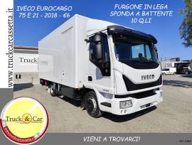 RIF.1389 IVECO EUROCARGO 75 E 21 – 2018 – FURGONE IN LEGA CON SPONDA CARICATRICE A BATTENTE PALFINGE