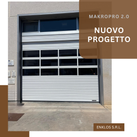 Portone sezionale industriale MakroPro 2.0 4,320 m x 3,875 m