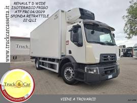 RIF.1398 RENAULT D WIDE 18 – 2017 – FURGONE ISOTERMICO CON FRIGO ATP FRC 04/2029 – SPONDA RETRATTILE