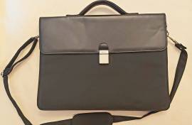Borsa valigia Jaguar colore nero tessuto/pelle porta documenti, PORTA PC portatile