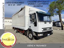 IVECO EUROCARGO 80 E 18 – 1997 – CASSONE CENTINATO CON SPONDA CARICATRICE A BATTENTE BAHRENS