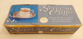 Vecchio Servizio da caffè per 6 persone in porcellana fine marchio Master Vecchio Servizio da caffè per 6 persone in porcellana fine marchio Master