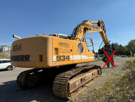 Escavatore cingolato Liebherr mod. R934C Litronic