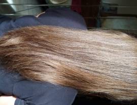 Vendo capelli biondo scuro 30 cm