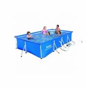 PISCINA BESTWAY 56424 STEEL PRO FUORI TERRA DA ESTERNO 400X211X81 +POMPA + FILTRO