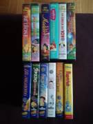 COLLEZIONE CASSETTE VHS ORIGINALI WALT DISNEY