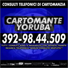 Telefona oggi e richiedi un consulto di Cartomanzia con il Cartomante YORUBA' 