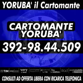 I consulti con il Cartomante Yoruba' sono tutti a pagamento (ricarica telefonica/Postepay/Buono Rega