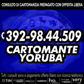 Dissolvi i tuoi dubbi con 1 consulto di Cartomanzia - Il Cartomante YORUBA' legge i Tarocchi