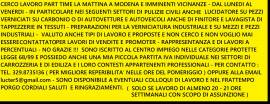 CERCO A MODENA  LAVORO PART TIME MATTINO ALMENO DI 20 - 25 ORE SETTIMANALI