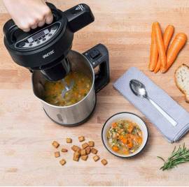 Imetec SM 1000 Soup Maker, Cuoce e Frulla, 3 Programmi Automatici, Vellutate, Zuppe e Frullati, 6 Po