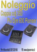 Noleggio CDJ 350 pioneer piu mixer ,per dj feste privarte 
