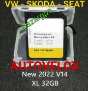 ????????SD MAPPE VW-SKODA-SEAT DISCOVER MEDIA MIB1 MIB2 E PRO HDD EUROPA 2022NEW????????