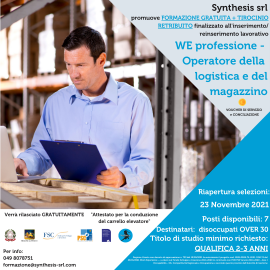 Operatore della logistica e del magazzino