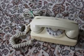 Telefono fisso disco GTE starlite vintage modernariato anni 60 /70 color avorio