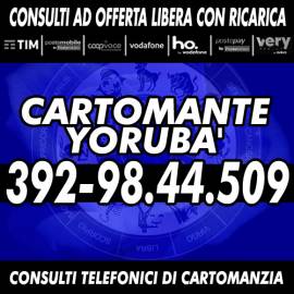 I consulti con il Cartomante Yoruba' sono tutti a pagamento (ricarica telefonica/Postepay/Buono Rega