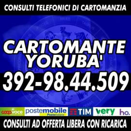 I consulti con il Cartomante Yoruba' sono tutti a pagamento (ricarica telefonica/Postepay/Buono Rega