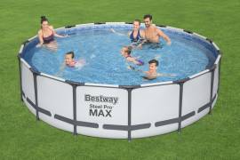 Bestway Piscina Fuori Terra Rotonda esterno 457×107 Cm