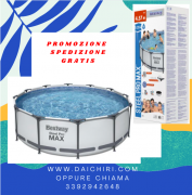 Bestway Piscina fuori terra Rotonda giardino 457x122cm