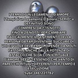 SYBIL NON CONOSCE L'IMPOSSIBILE RISOLVO DEFINITIVAMENTE QUALSIASI TUO PROBLEMA 3461227782