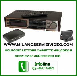 videoregistratore HI8 SONY Video 8 in file mp4,cd,dvd fai da te