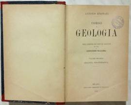 Corso di geologia vol.2°di Antonio Stoppani Ed.Tipo-Litografia, Rebeschini, 1903