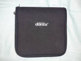 Borsa Porta CD DVD Raccoglitore per 16 dischi Dimensione Danza in tessuto nero