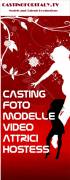 Fotomodelle/Modelle, Nuovi Volti 16+