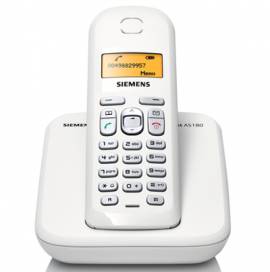 Telefono Cordless Siemens Gigaset AS180 bianco nuovo senza scatola