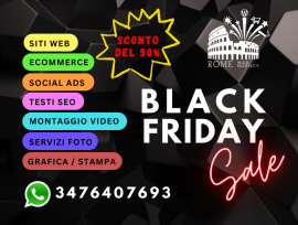 BLACK FRIDAY DEL WEB & DIGITAL - SCONTI PER IL TUO NUOVO SITO WEB!!!