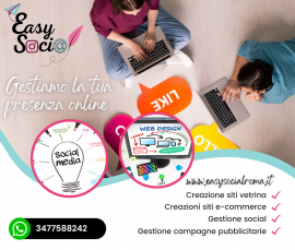 Creazione siti web e gestione social 