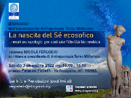 Nicola Feruglio: "La nascita del Sé ecosofico" (seminario a Palazzo Falletti)